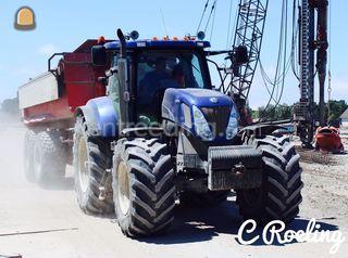 New Holland T7070 + Beco ... Omgeving Den Haag