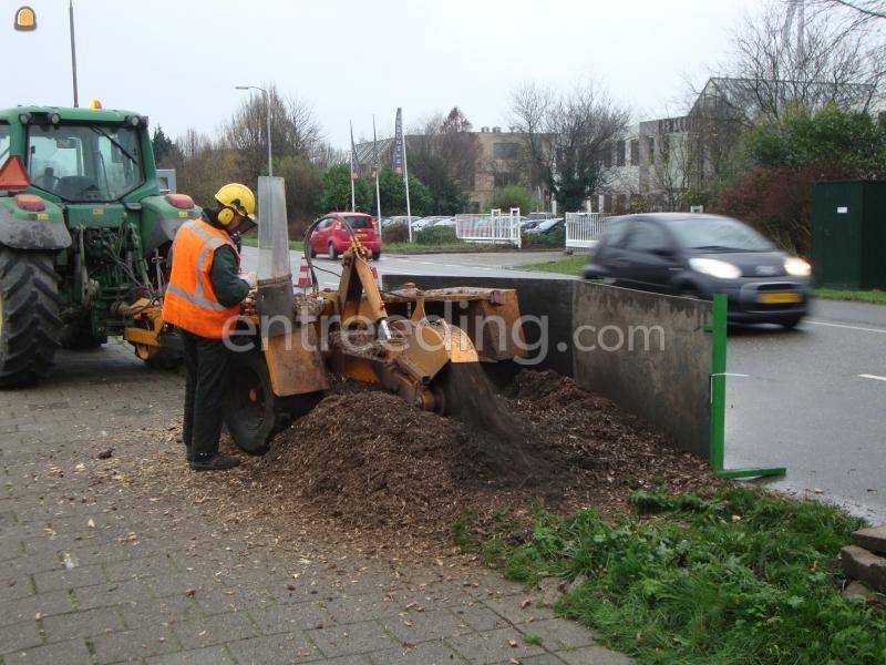 John Deere + Vermeer stobbenfrees
