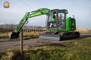 Kobelco SK75SR Omgeving Zoetermeer