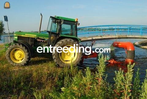 John Deere + grote pomp 