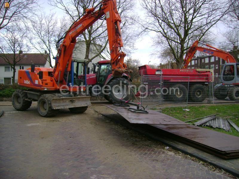 Stalen rijplaten nap