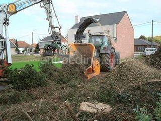 tractor met hakselaar com... Omgeving Leuven, Tienen, Aarschot