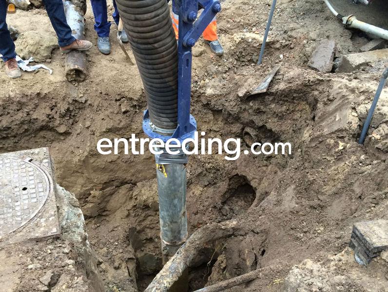 Grondopzuiging met MTS Dino grondzuigwagen