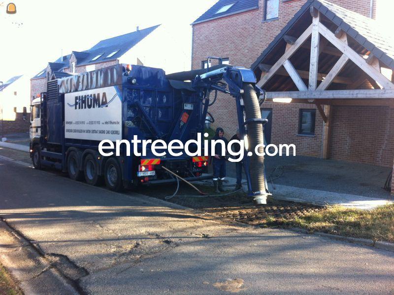 Grondopzuiging met MTS Dino grondzuigwagen