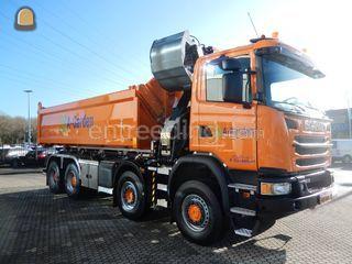 Scania 8x6 knijperwagen Omgeving De Drechtsteden