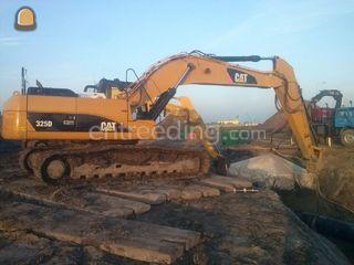 caterpillar 325D + GPS Omgeving Hilversum
