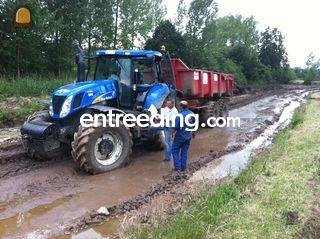 Traktor met dumper Omgeving Antwerpen