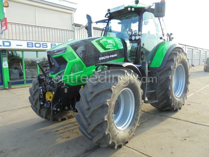 Deutz Fahr 6185 TTV en Beco maxxim 220