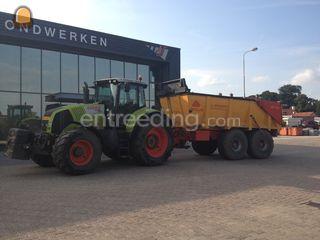 Claas Axion 820+Mullié G... Omgeving Roosendaal