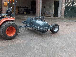 Fendt 412 + rol Omgeving Wijk bij Duurstede