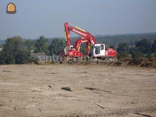 Komatsu 210-8LC + koppens... Omgeving Groningen West