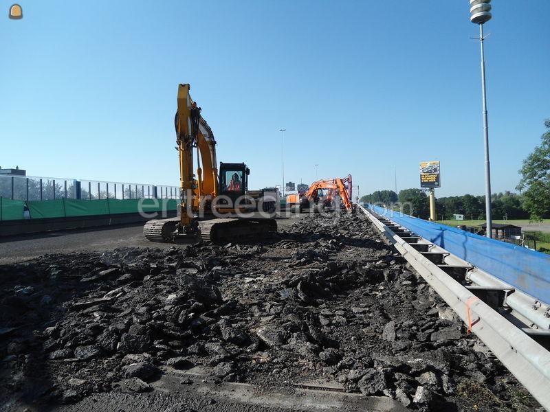 Schrapen rippen asvalt beton