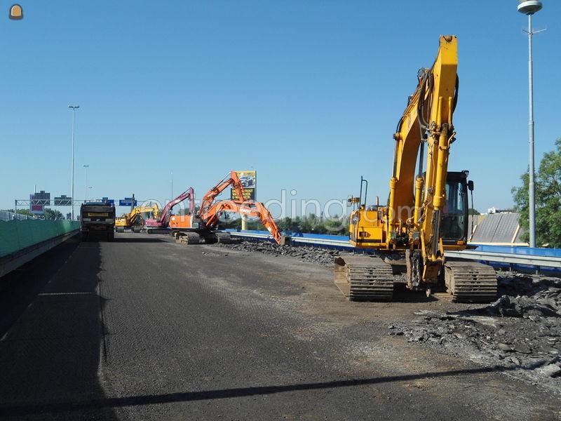 Schrapen rippen asvalt beton