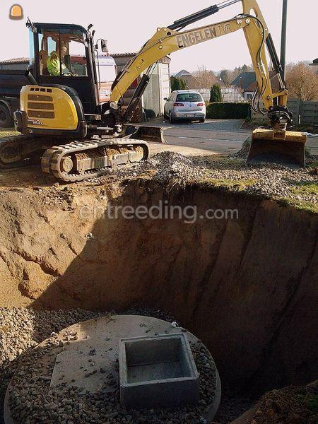 Bouwplaatsmachinist te huur voor graafmachines, kraan