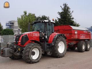 claas axion 820 + Beco 24... Omgeving Breda