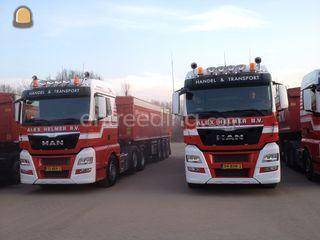 Man TGX 6x2 kippertrailer Omgeving Breda