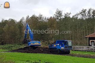 Kobelco SK260-10 met GPS ... Omgeving Maarssen