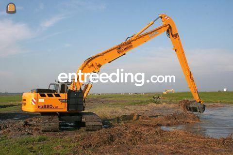 Kato HD 820LC-V  long reach 16 m1 met GPS Topcon