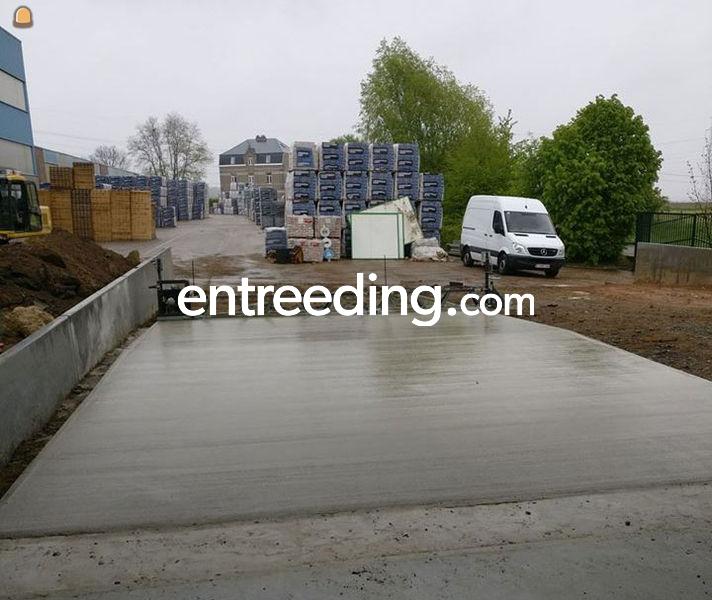 Wegenwerken, wegaanleg, betonwerken