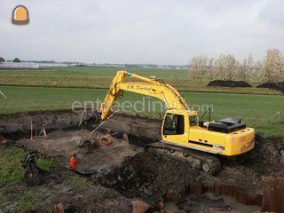 Hyundai R 320 LC Omgeving Sliedrecht