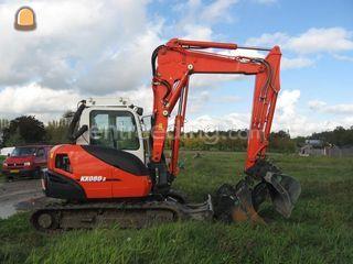 Kubota KX 080-3 (5x) Omgeving Sliedrecht