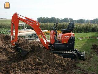 Kubota U-10 (3x) Omgeving Sliedrecht