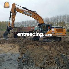 Case CX350D Omgeving Hoekse Waard