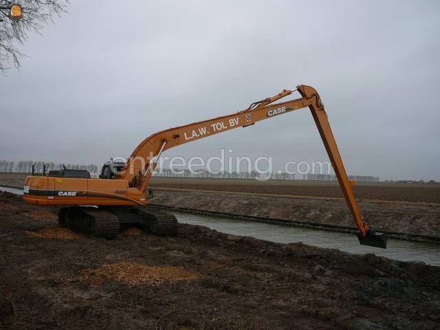 Case CX330 21 meter Long Reach met 3D G.P.S.