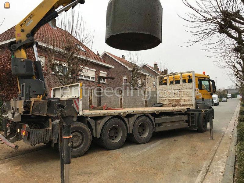 Kleine rioleringswerken, putten plaatsen