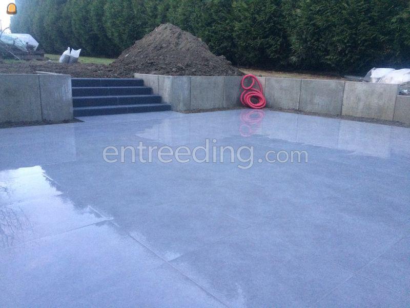 Aanleggen oprittenen en terrassen