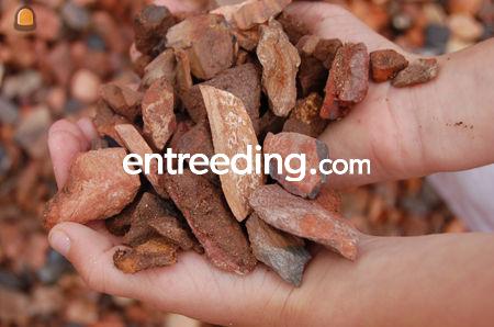 Grove en fijne mijnsteen