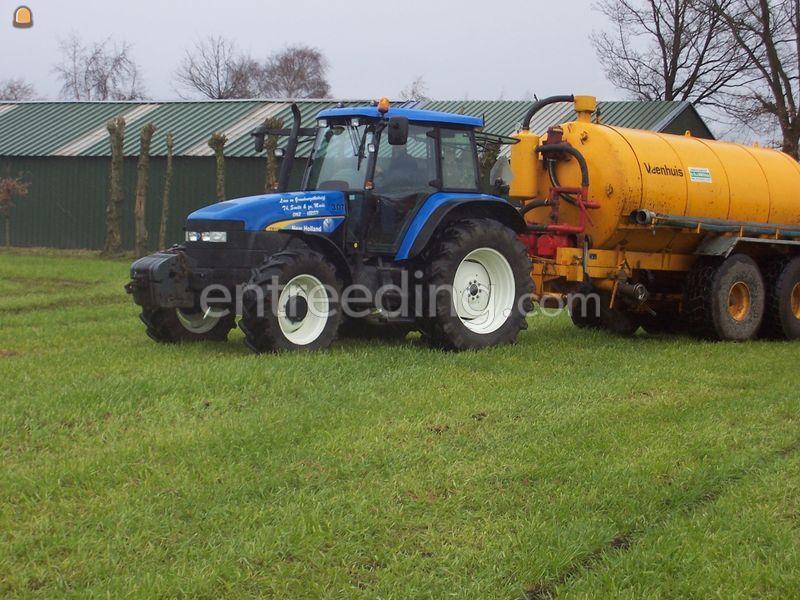 New Holland TM 130 +veenhuis 12m3