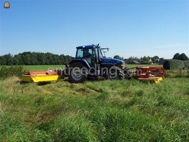 New Holland + Pottinger maaier