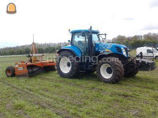New Holland T7030 + kilve... Omgeving Oosterhout