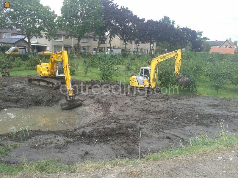 Graven en onderhouden van sloten en vijvers