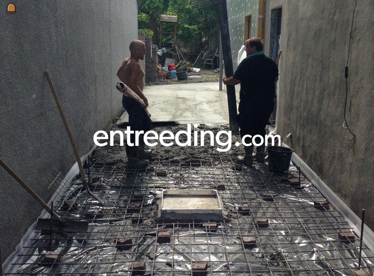 Voorbereidende funderingswerken