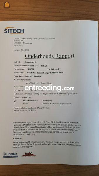 Theis TPL-2N, Dubbel afschot laser met handontvanger en acculader