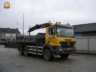 MB actros 6x6 kraanauto Omgeving Nijmegen