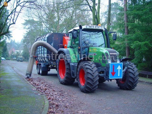 Fendt farmer 400 vario met bladzuiger
