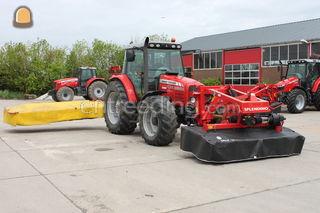 MF 6460 + schijvenmaaiers Omgeving Alphen a/d Rijn