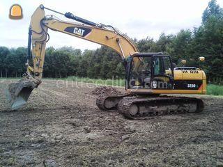 Cat 323D + GPS Omgeving Langedijk