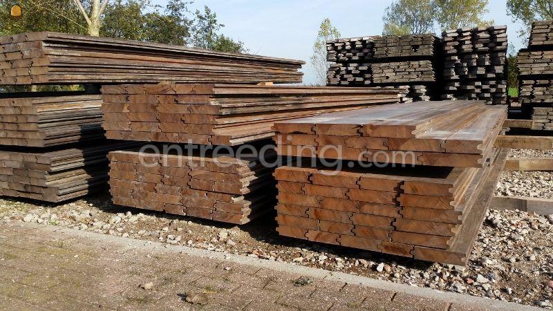 Gebr.azobe damwandplanken