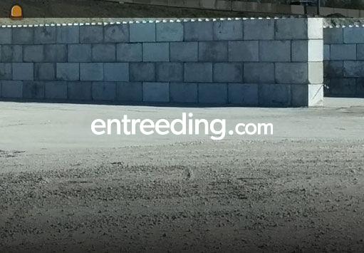 Verkoop van stapelblokken in beton