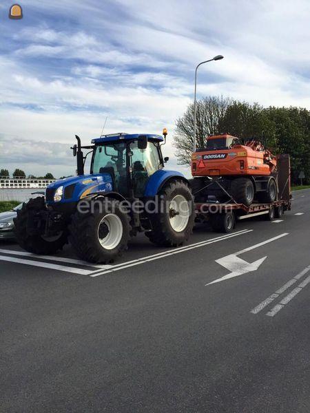 New holland + dieplader