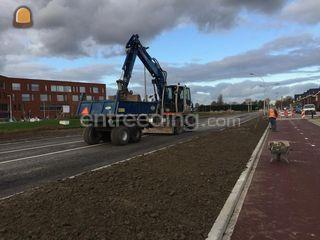voor achter de graafmachi... Omgeving De IJsselsteden