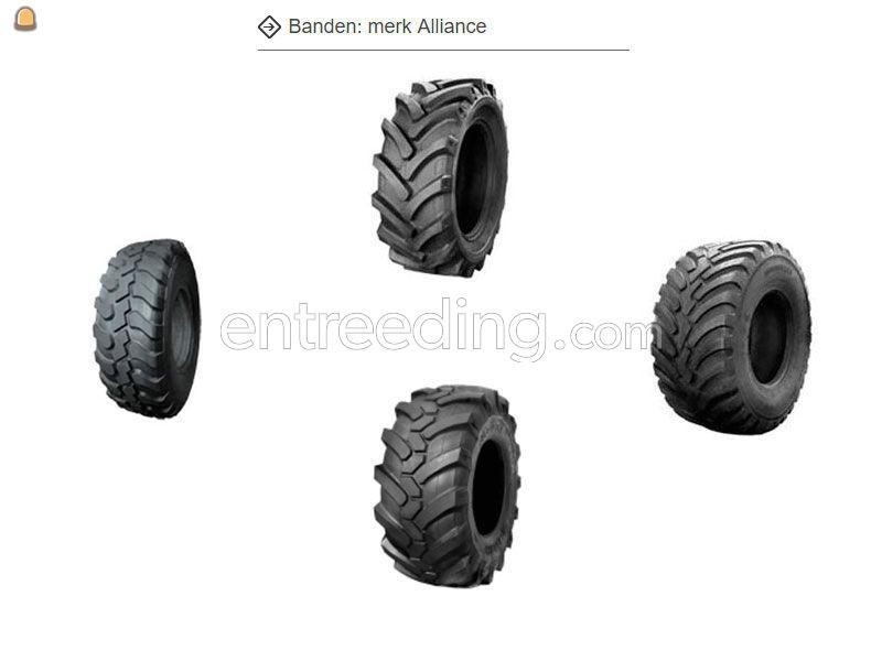 Nieuwe banden merk Alliance