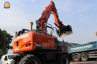 Hitachi ZX 140W-6 Omgeving Breda