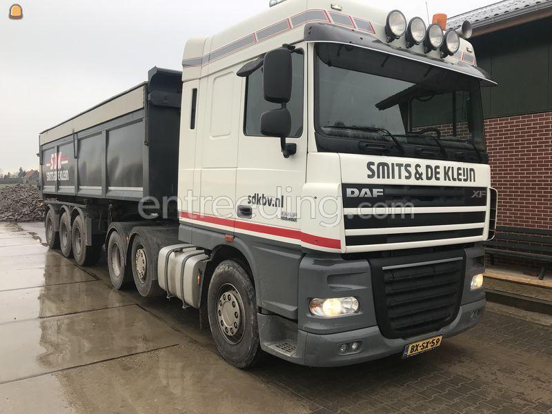 DAF 6x2/4 trekker incl kiptrailer