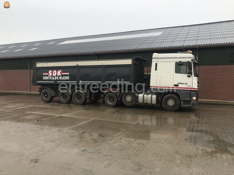 DAF 6x2/4 trekker incl kiptrailer