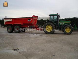 Beco dumper + JD 7710 Omgeving Land van Cuijk